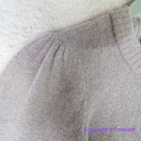 New! DESIGNER REMIX CHARLOTTE ESKILDSEN tyler Short Sleeve Wool Blend Sweater - Picture 3 of 10